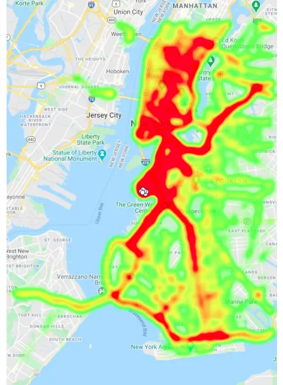 Ikea NYC - Heatmap September 2019 Ikea NYC - Heatmap September 2019