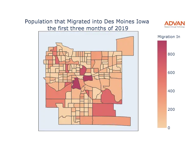 Des Moines migration in