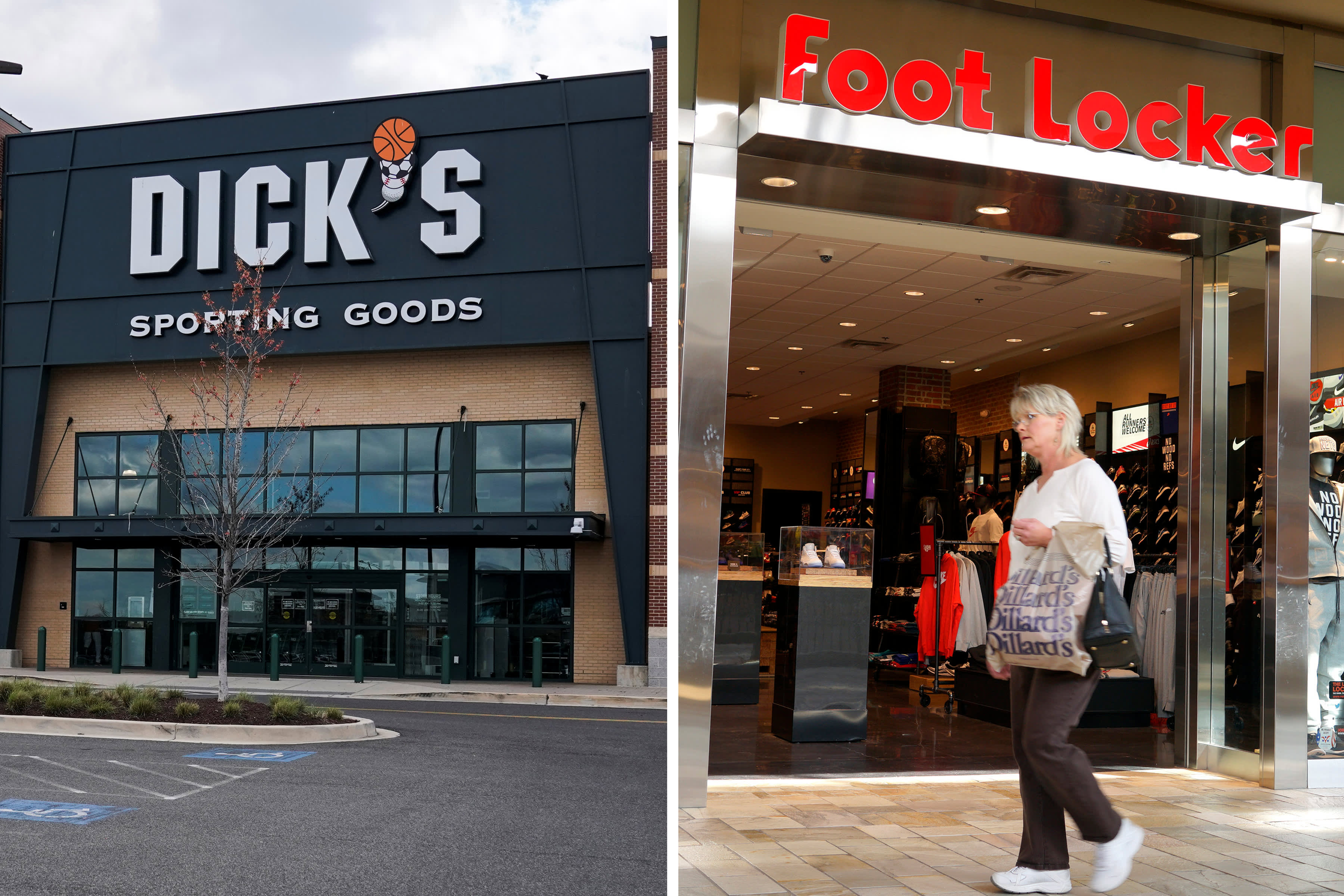 Dick’s + Foot Locker – More muscle in different parts