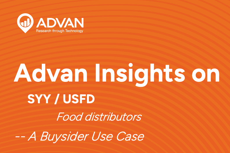 Advan Buysider Update: SYY Advan Buysider Update: SYY